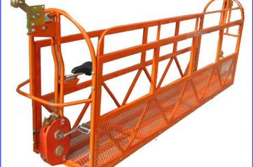 6m 1.5kw 630kg painted scaffold working platforms aluminum with steel wire 8.3mm