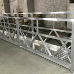 zlp800 steel suspended working platform 380v 3 phases for outer wall cleaning