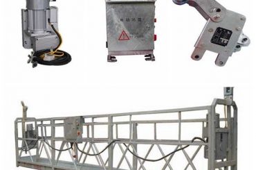 zlp800 2.5 m * 3 sections suspended access equipment with iron counter weight