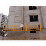 2.5 m * 3 sections temporarily installed access equipment zlp800 with hoist 1.8 kw