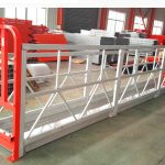 2 sections 500kg suspended working platform with 3 types counter weight