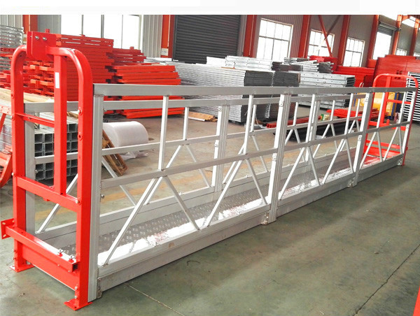 2 Sections 500kg Suspended Working Platform With 3 Types Counter Weight