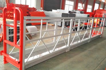 aluminum alloy suspended scaffolding systems 1000 kg 2.2 kw for window cleaning