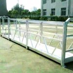 steel / aluminum suspended work platforms with sal series safety lock