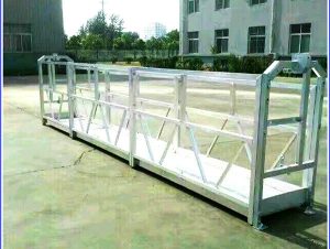 hot galvanized rope suspended platform , high rise building suspended gondola