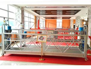 ZLP630 alumiiniumist riputatud platvorm (CE ISO GOST) / kõrghoone puhastusseadmed / ajutine gondola / häll / kiik staatus kuum