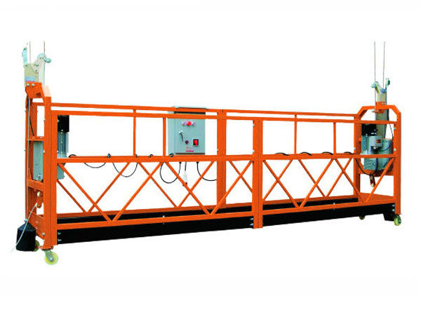 2,5 M x 3 secties 1000 kg Hoogwerkplek opgeschoven platform Hijssnelheid 8-10 m / min