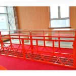 steel suspended access platforms 7.5m 1.8kw 800kg building maintenance