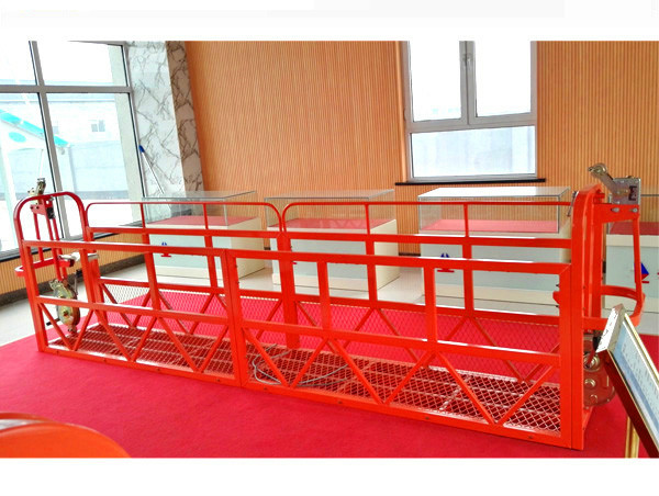 스틸 정지 액세스 플랫폼 7.5m 1.8kw 800kg 건물 유지 보수