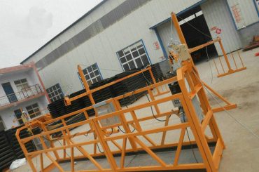 Reliable ZLP630 Painting Steel Suspended Working Platform For Building Construction