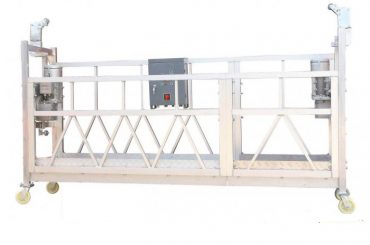 Steel Painted Hot Galvanized Aluminum ZLP630 Suspended Working Platform For Building Facade Painting