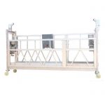 steel painted / hot galvanized / aluminum zlp630 suspended working platform for building facade painting