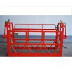 800kg painted / aluminum suspended access platforms motor power 1.8kw scaffold platform