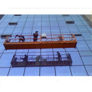 strong construction rope suspended platform with 30kn safety lock zlp1000 2.2kw 2.5m*3