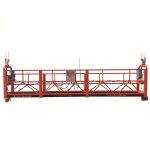 steel / hot galvanized temporary suspended platform , zlp500 maintenance cradle