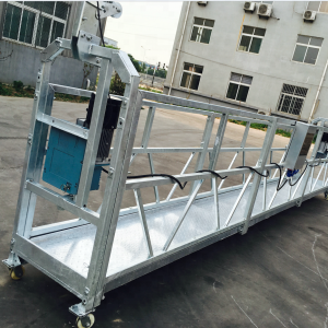window cleaning zlp630 rope suspended platform gondola cradle with hoist ltd6.3