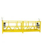steel / aluminum suspended platform cradle , 630kg suspended access equipment