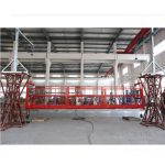 2 * 2.2kw suspended access platforms zlp1000 lifting speed 8 – 10 m / min