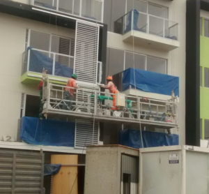 construction maintenance rope suspended platform with hoist ltd8.0 zlp800